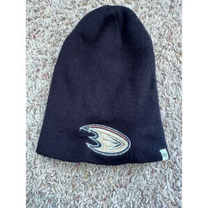 47‎ Brand NHL Knit Anaheim Ducks Cuffed Beanie, black beanie, anaheim ducks